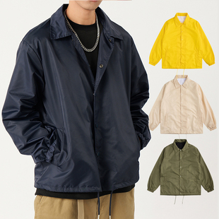 可定制教练夹克男女街舞演出教练服演唱会周边美式嘻哈翻领外套