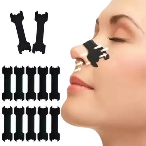 60/30/10PCS Black Nose Strips Extra Strength Nasal Strips