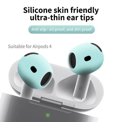 New Cover For AirPods 4 4th Silicone Protective Case Skin