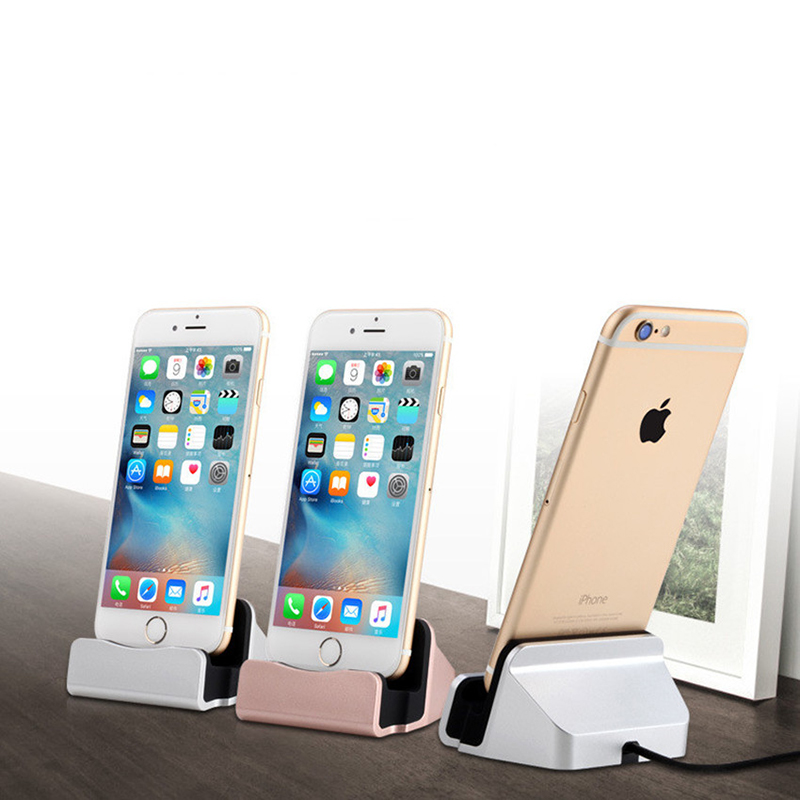 Mobile Phone Dock Station Charging Stand For iPhone Android