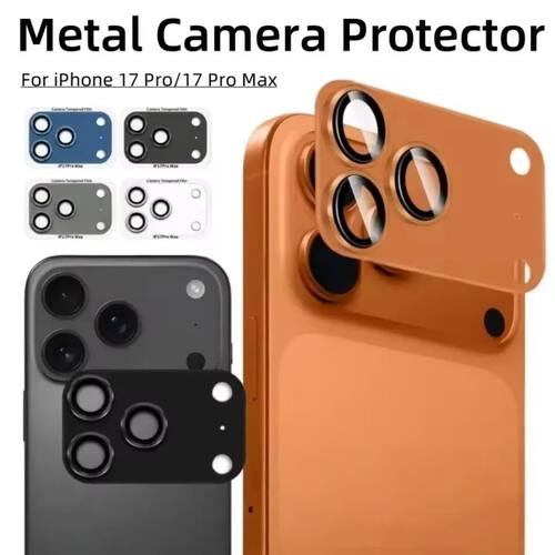Metal Glass Camera Lens Protector for iPhone 17 Pro iPhone