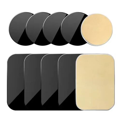 1/3/5pcs Magnetic Metal Plate Disk Car Phone Holder