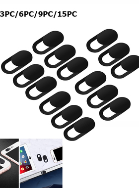 9PC/15PC WebCam Cover Shutter Magnet Slider Plastic for