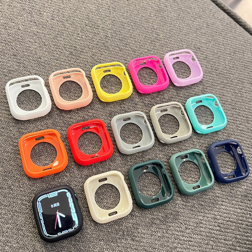 Soft Silicone Case for Apple Watch series 7 8 45mm 41mm