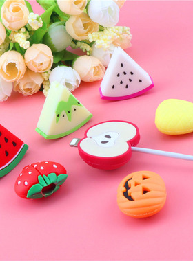 SIANCS Cartoon Fruit  Cable Protector Anti-Break For IPhone