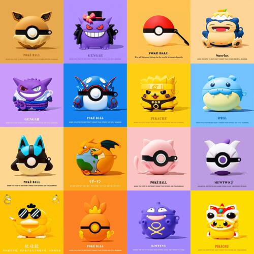 Cartoon Silicone Case For AirPods Pro3 4 Protective Sleeve