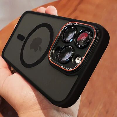 Luxury Matte Bumper Magnetic Clear Case For iPhone 16 15 14