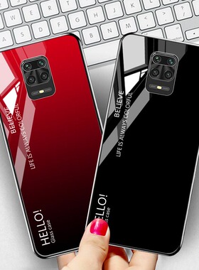 Tempered Glass Case For Xiaomi Redmi Note 9 Pro Cases Bumpe