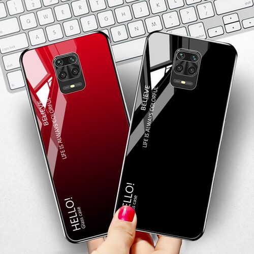 Tempered Glass Case For Xiaomi Redmi Note 9 Pro Cases Bumpe