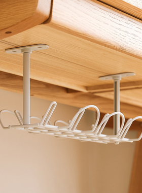 Under Desk Cable Holder Shelf Tray Wire Cord Power Strip
