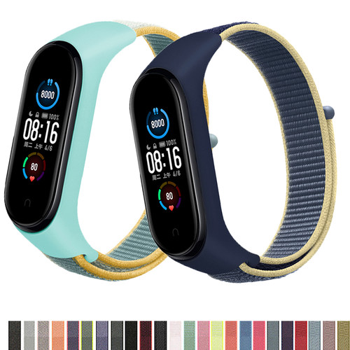 Nylon Strap For xiaomi mi band 6 Bracelet watchband pulsera