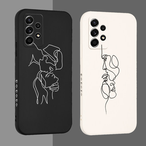 Line Art Drawing Case For Samsung Galaxy A33 A53 A52 A52S