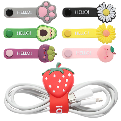 Cute Fruit Flower Cable Winder Multifunction Cable