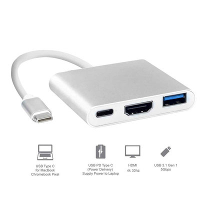 USB C HUB to HDMI Adapter For Macbook Pro/Air Thunderbolt 3