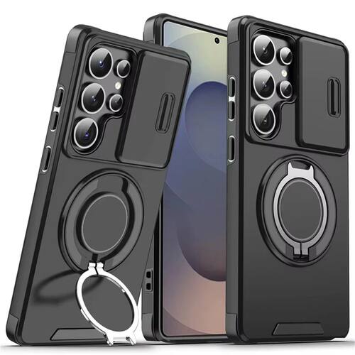 Magnetic Ring Stand Phone Cases For Samsung Galaxy S26 S25