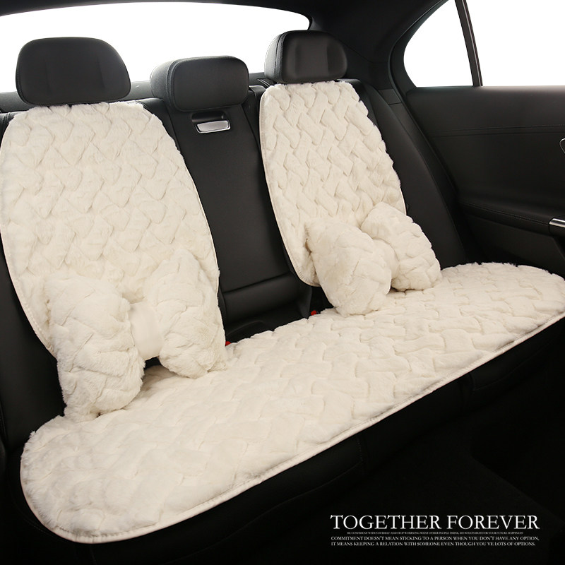 汽车坐垫冬季毛绒可爱卡通座垫保暖加绒加厚座椅套新款高级感座套,汽车用品/电子/清洗/改装,专车专用座套/座垫,淘宝优惠券,粉丝福利购,淘宝优惠卷