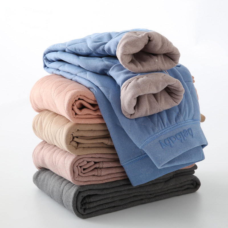 儿童绒裤秋冬加绒保暖裤子学生羊毛校服裤男童棉裤女童打底裤秋裤