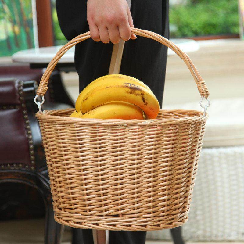 购物篮藤编野餐篮柳编手提篮竹篮子水果篮礼品篮淳佳家居菜篮子,收纳整理,购物篮,淘宝优惠券,粉丝福利购,淘宝优惠卷
