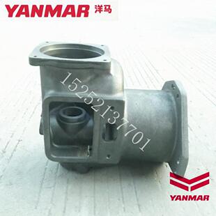 洋马收割机配件 AW600 CE-2 搅龙弯头 提升继承壳体