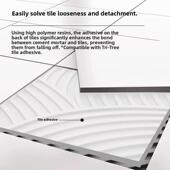 三棵树双组份玻化砖砖胶强力胶耐水耐高温背胶大型砖墙