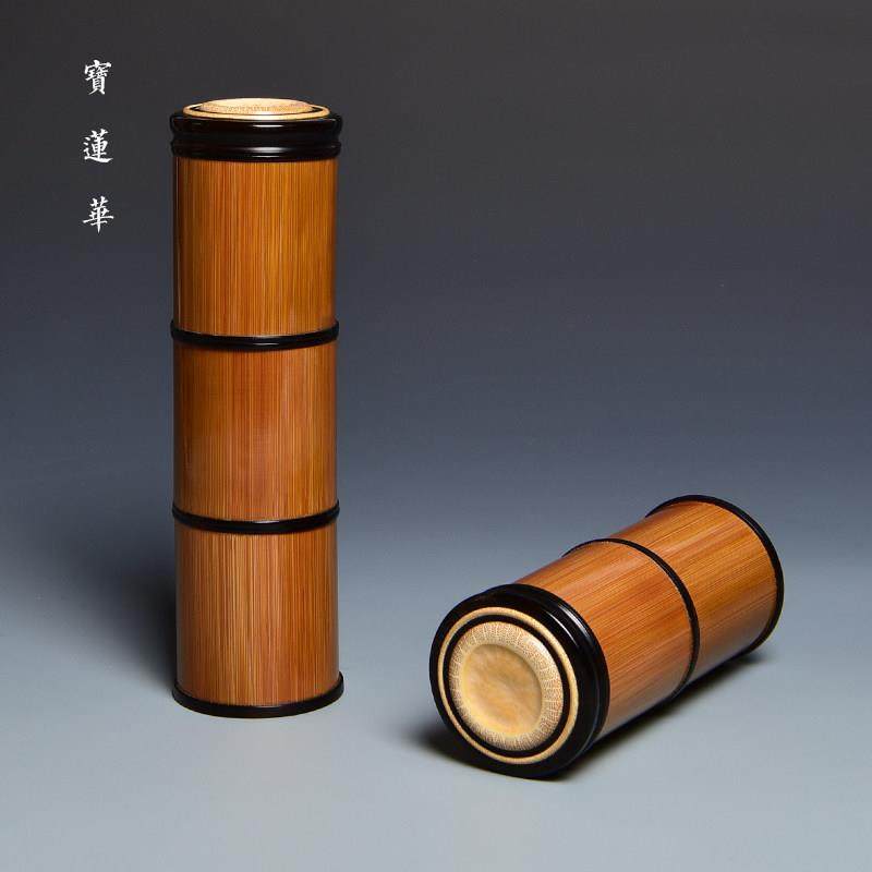 多节罗旋口竹罐 竹茶叶罐 竹香粉罐 便携式竹制茶叶筒旅行茶叶盒,餐饮具,茶叶罐,淘宝优惠券,粉丝福利购,淘宝优惠卷