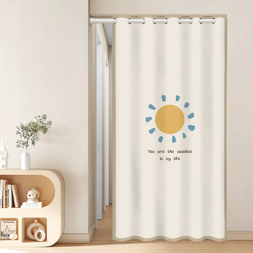 空调门帘隔断冷气客厅屏风遮挡