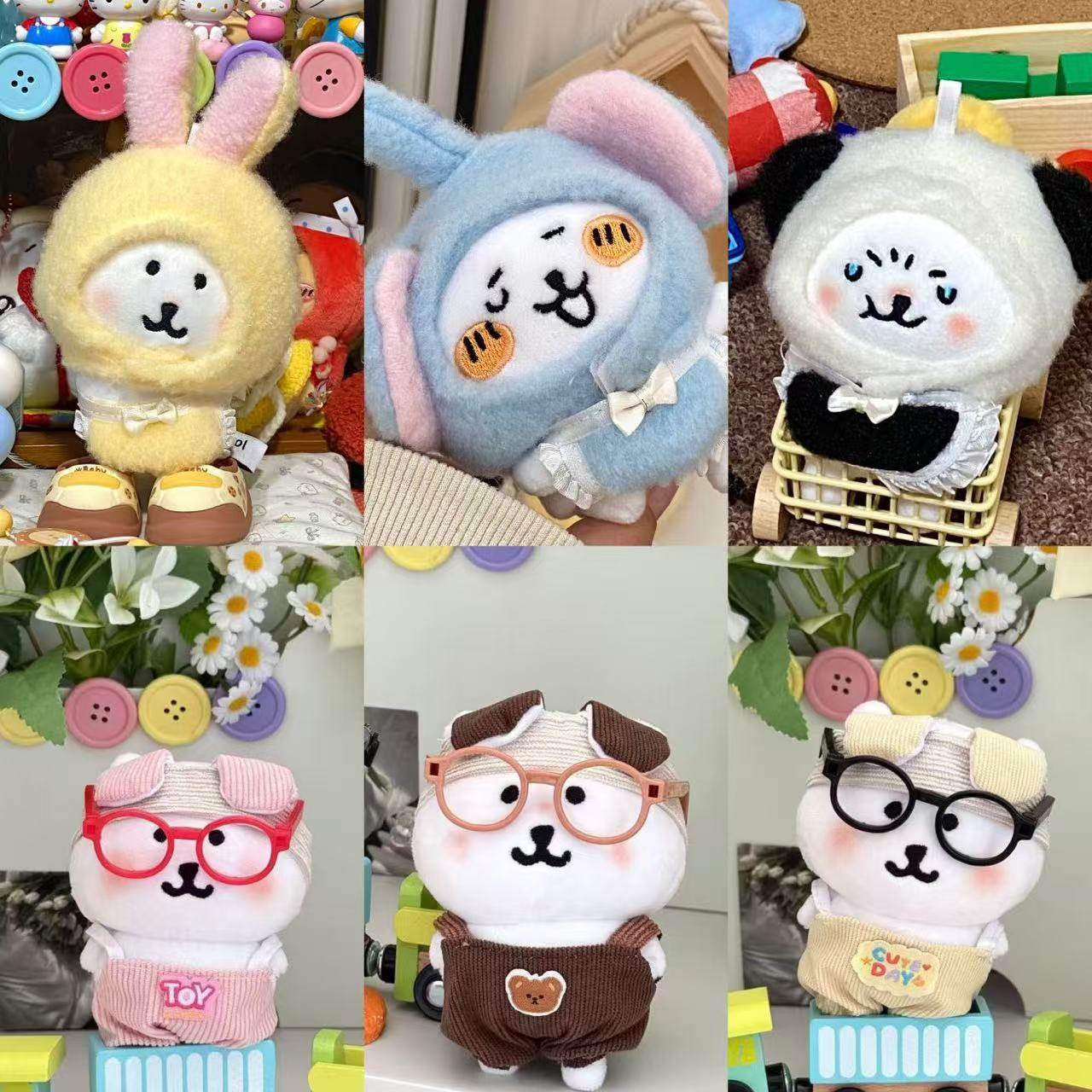 自嘲熊帽子头套围兜10cm13CM娃用棉花娃玩偶可爱装饰小配件娃衣,服饰配件/皮带/帽子/围巾,帽子,淘宝优惠券,粉丝福利购,淘宝优惠卷