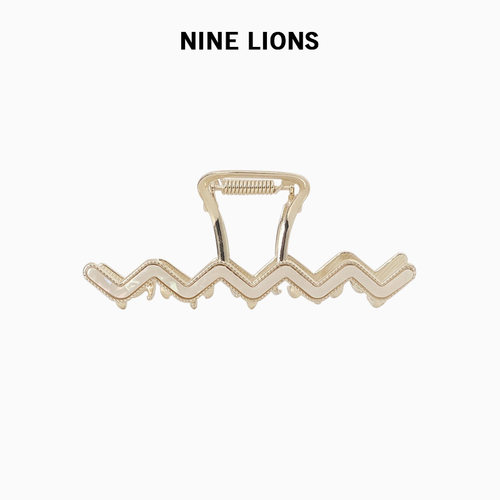 九只狮子/抓夹金属复古鲨鱼夹女