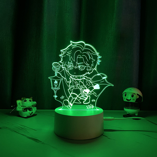 光与夜之恋手办查理苏周边齐司礼立牌萧逸游戏盲盒摆件小夜灯礼物