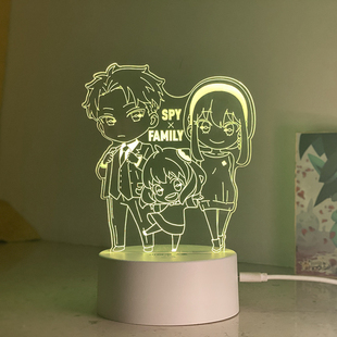 间谍过家家周边小夜灯阿妮亚手办阿尼亚盲盒桌面模型摆件生日礼物