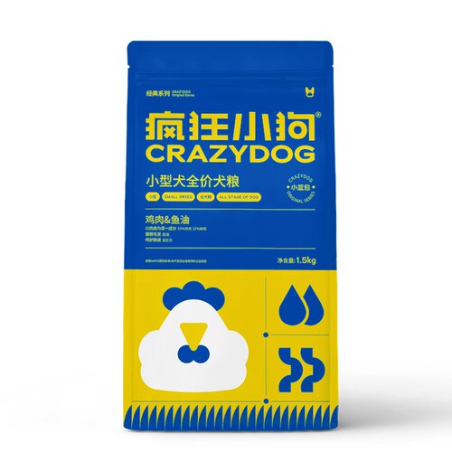 疯狂小狗鸡肉双拼全价犬粮1.5kg
