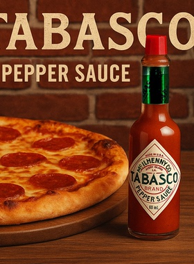 tabasco美国辣椒仔辣椒酱0脂肪进口美式辣酱小瓶辣椒汁西餐调味汁