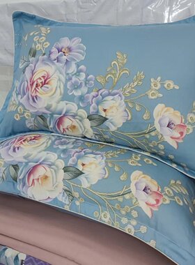 定制高端纯棉缎绒大号枕头套48x74cm枕套单全棉学生40*60cm枕芯套