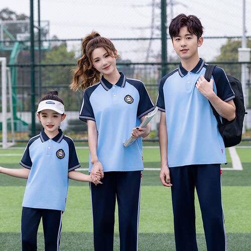 初中小学生校服套装夏季