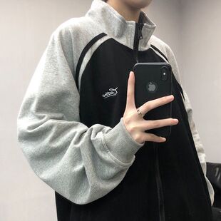 情侣秋装新款韩版百搭学生宽松外套棒球服学院风秋季外套套装班服