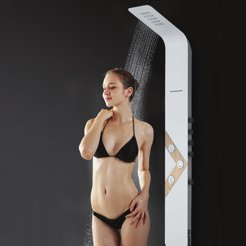 浴室入墙花洒套装冷热水喷淋增压沐浴头淋浴屏家用淋雨喷头沐浴器