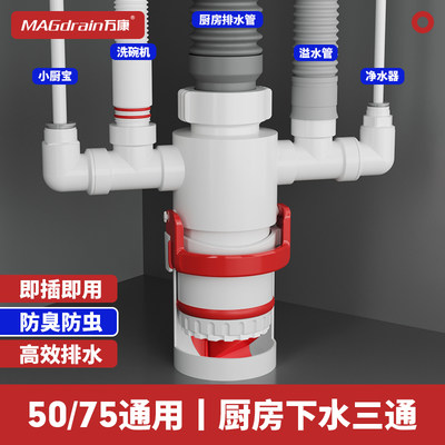 magdrain密封塞防臭防返水