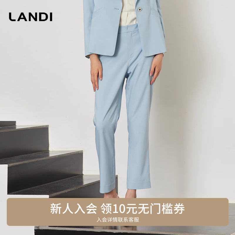 通勤气质显高显瘦直筒西装裤