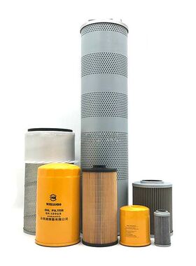 挖掘机配件 厦工XG815EL机油滤芯柴油格空气滤芯油水纸柴液压滤芯