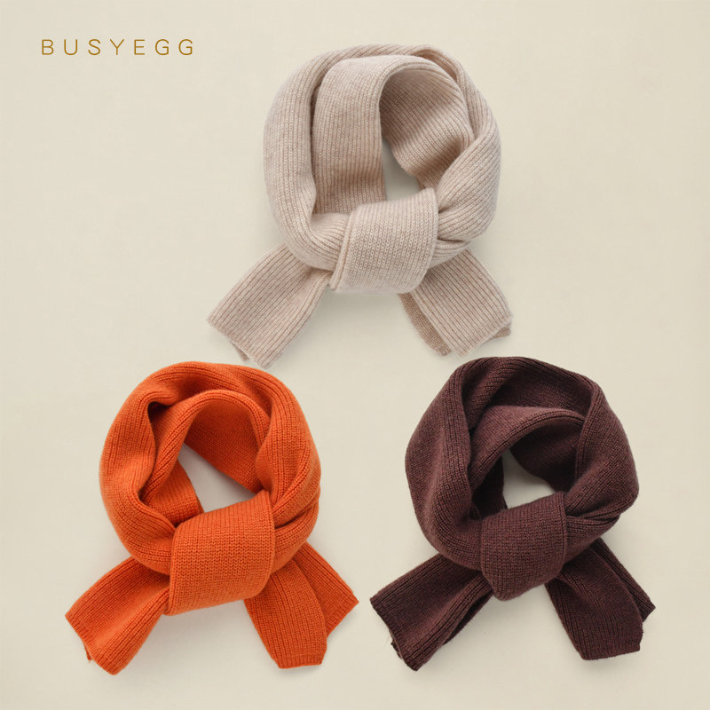 桔色羊绒小围巾短款儿童秋冬季柔软百搭保暖男女宝宝羊毛毛线围脖,童装/婴儿装/亲子装,围巾,淘宝优惠券,粉丝福利购,淘宝优惠卷