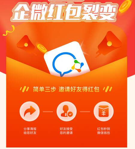 企业微信红包裂变服务工具加好友分享引流