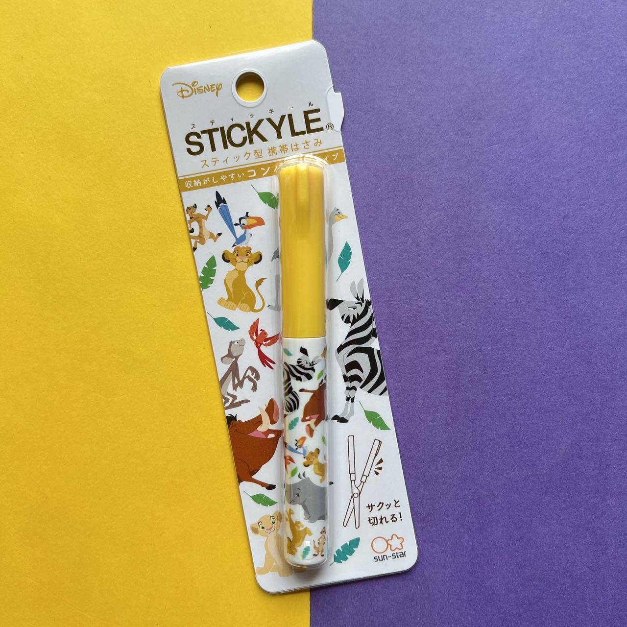 일본 다이렉트 메일 썬스타 휴대용 가위 토이스토리 공주 푸우 라이온 킹 스누피 재고 있음