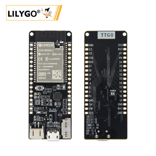 TTGO T8 V1.8 ESP32-WROVER 8MB PSRAM TF卡WiFi模块蓝牙开发板
