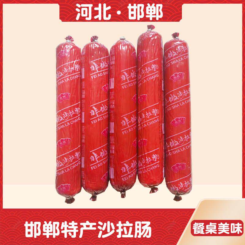 河北邯郸永年特产沙拉肠非傲200肠鸡肉火腿肠零食淀粉肠