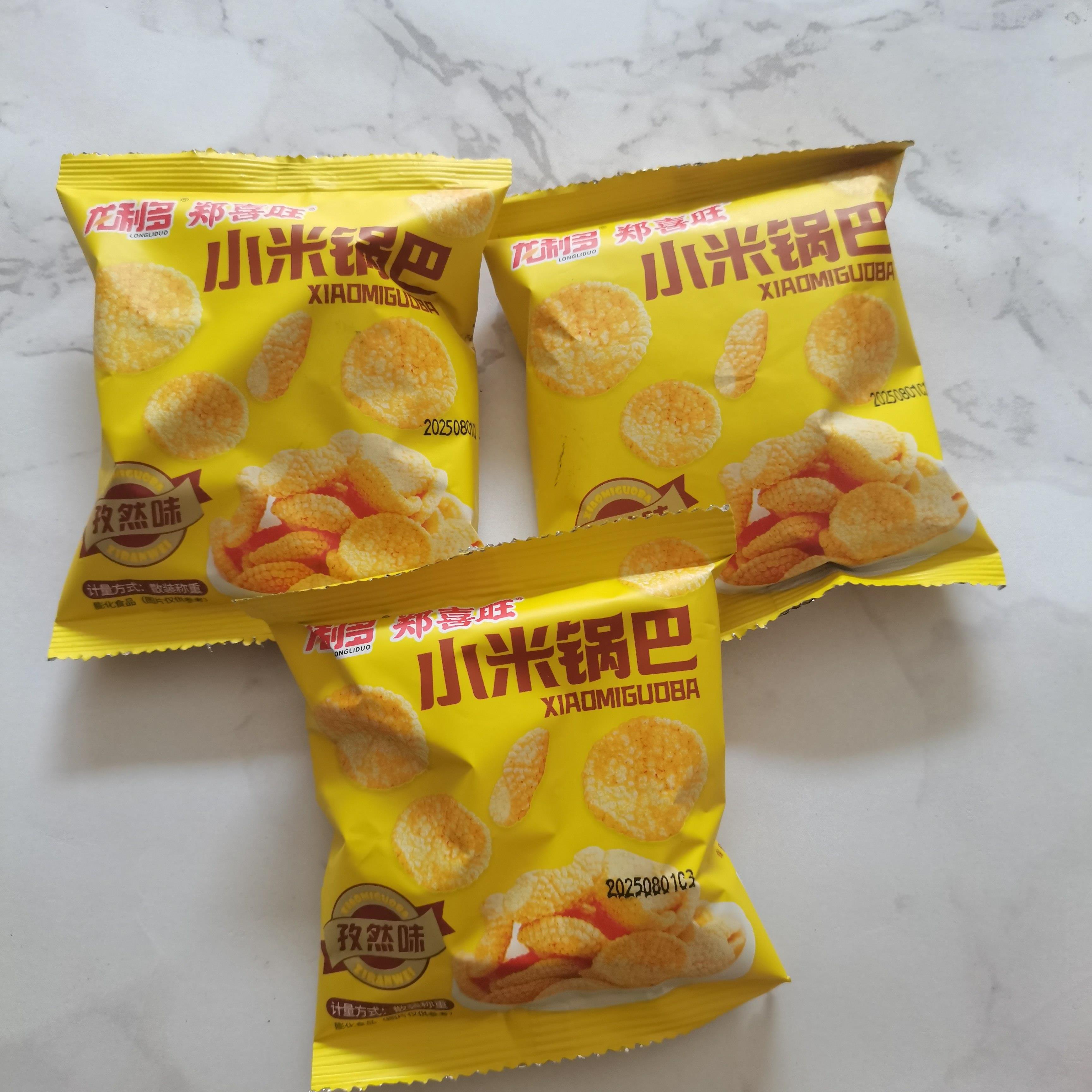 龙利多小米锅巴孜然味办公室宿舍休闲零食小吃膨化食品