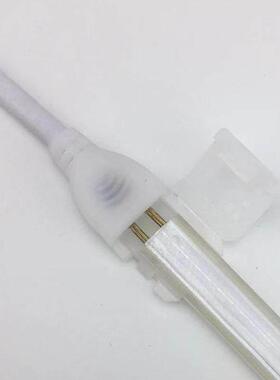 505030142835led灯带插头两针220V灯带电源5730灯带头接头插针
