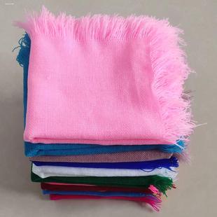 头巾老人女奶奶蓝色粉黄围巾村姑农村妇女丝巾老太太老式方巾包头