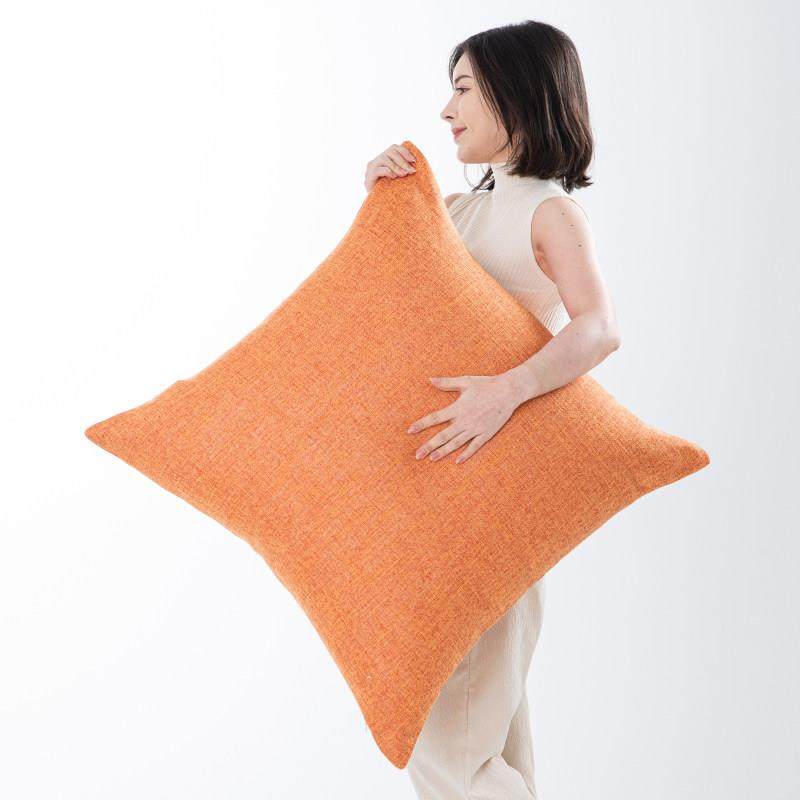 纯色亚麻抱枕简约沙发靠垫飘窗靠枕抱枕套不含芯床上床头大靠背垫