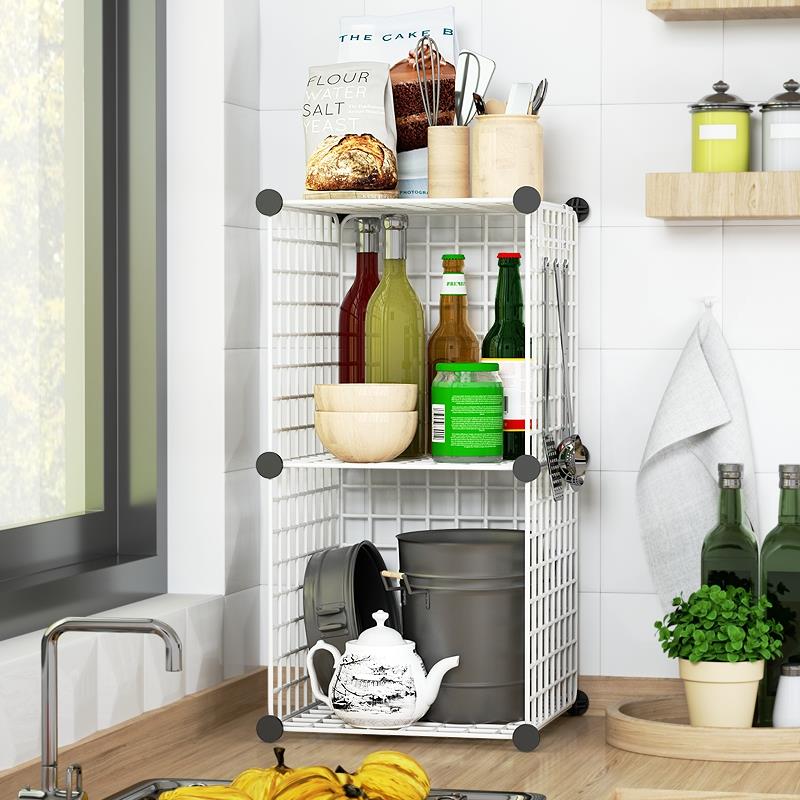 厨房置物架台面多功能家用碗柜放碗神器小型桌面橱柜碗碟收纳架子