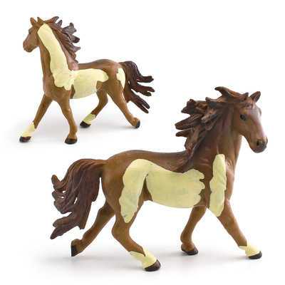 仿真动物骏马模型儿童实心静态品